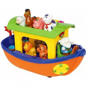 Mechanical toy Dumel Arka Noego (31880) — wind-up ark playset, moving figures