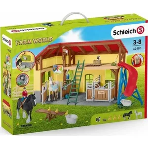 Фигурка Schleich Конюшня (модель SLH42485) — набор с конями и аксессуарами