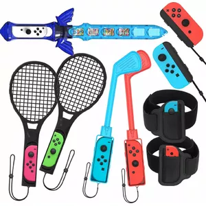 Accessory Kit 9-in-1 for Nintendo Switch Joy-Con by JYS — compatible with Nintendo Switch and Nintendo Switch OLED