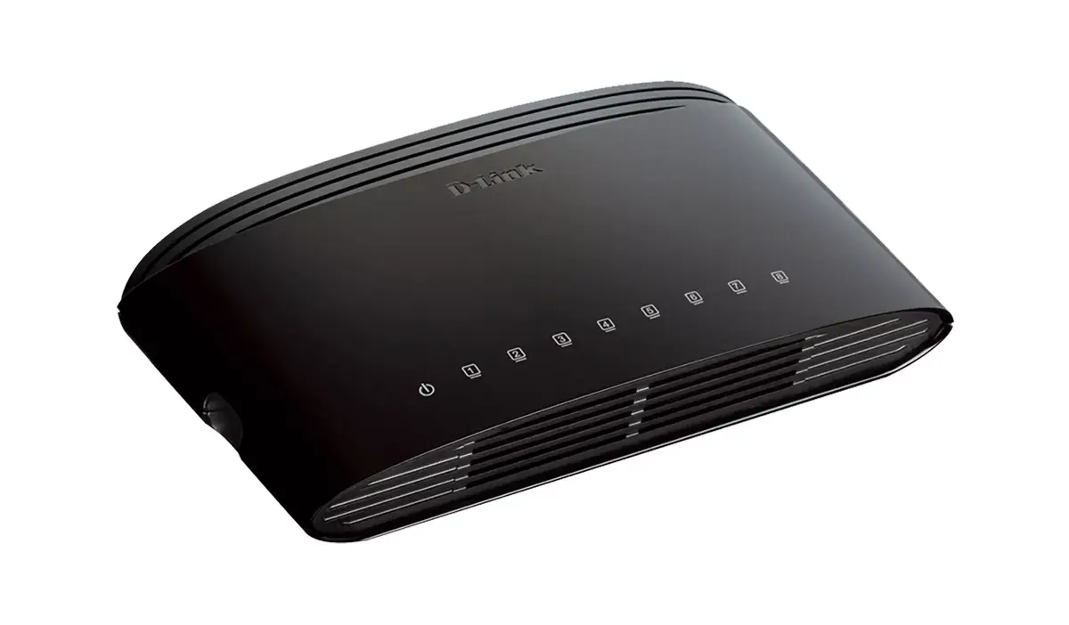 D-Link DES-1008D Nevadāms 8 portu 10/100 slēdzis Photo 2