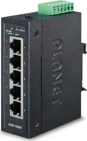 PLANET ISW-500T unmanaged 5-port Fast Ethernet switch Photo 2