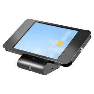 StarTech.com Secure Tablet Stand for Tablets up to 10.5" Black Steel Lockable K-Slot Compatible Desk VESA Wall Mount