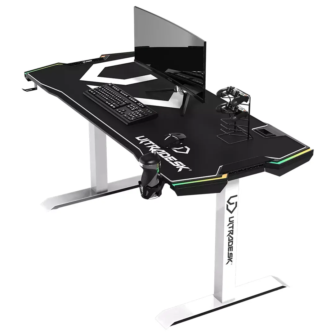 Игровой стол Ultradesk Force Black, White Photo 2