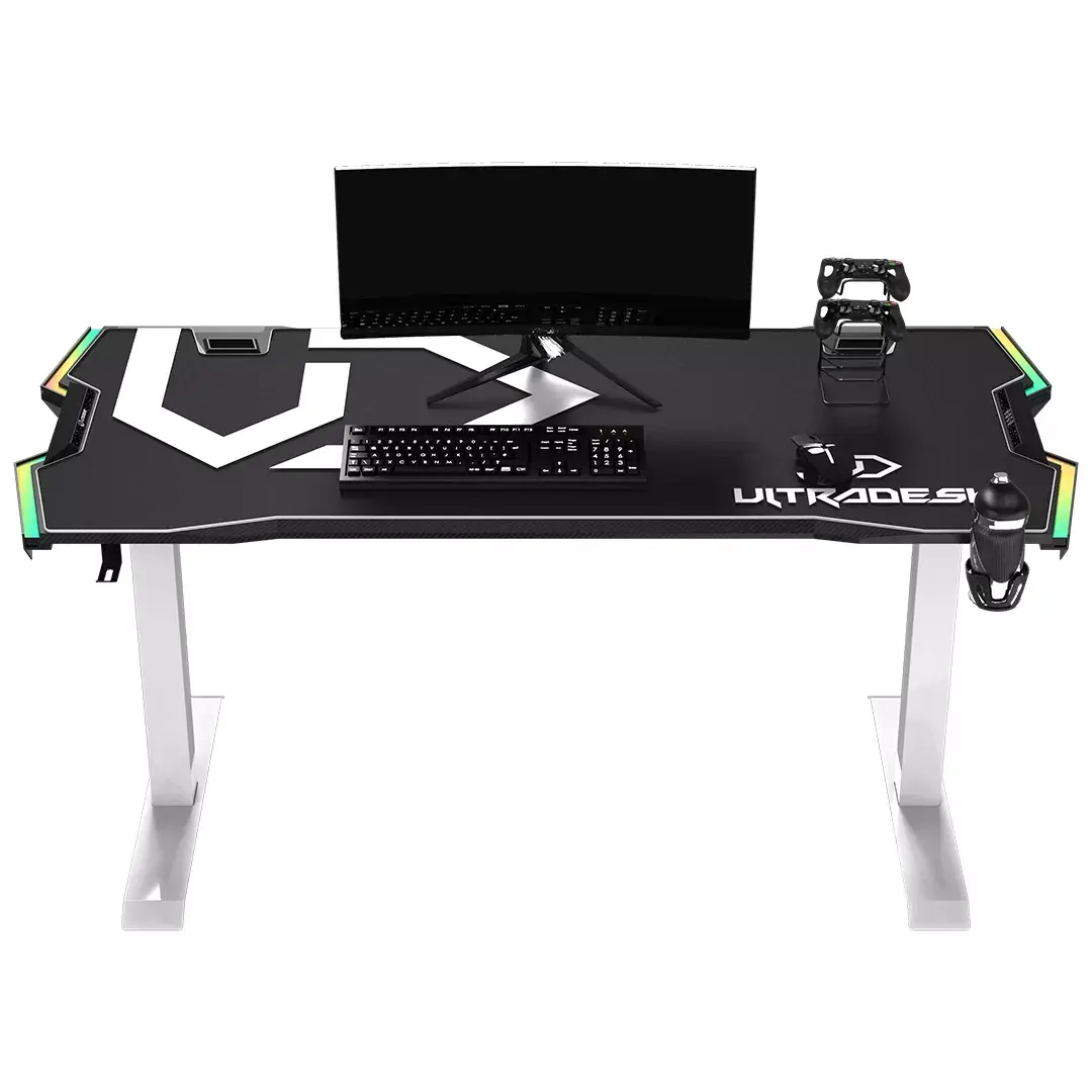 Игровой стол Ultradesk Force Black, White Photo 3