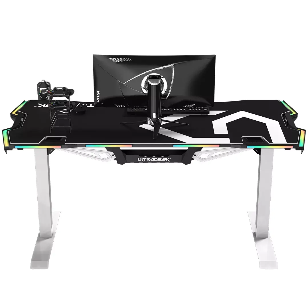 Игровой стол Ultradesk Force Black, White Photo 4