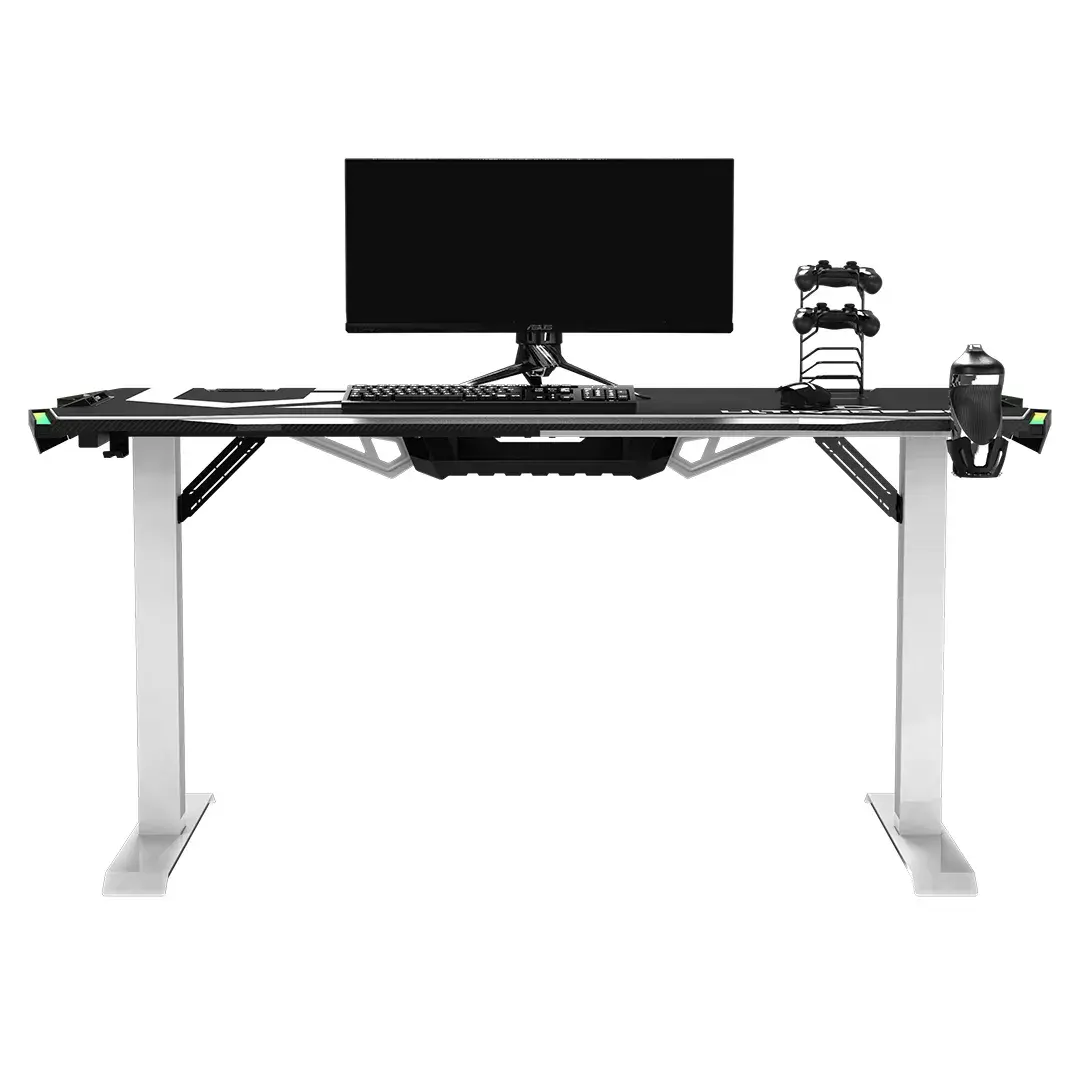Игровой стол Ultradesk Force Black, White Photo 7