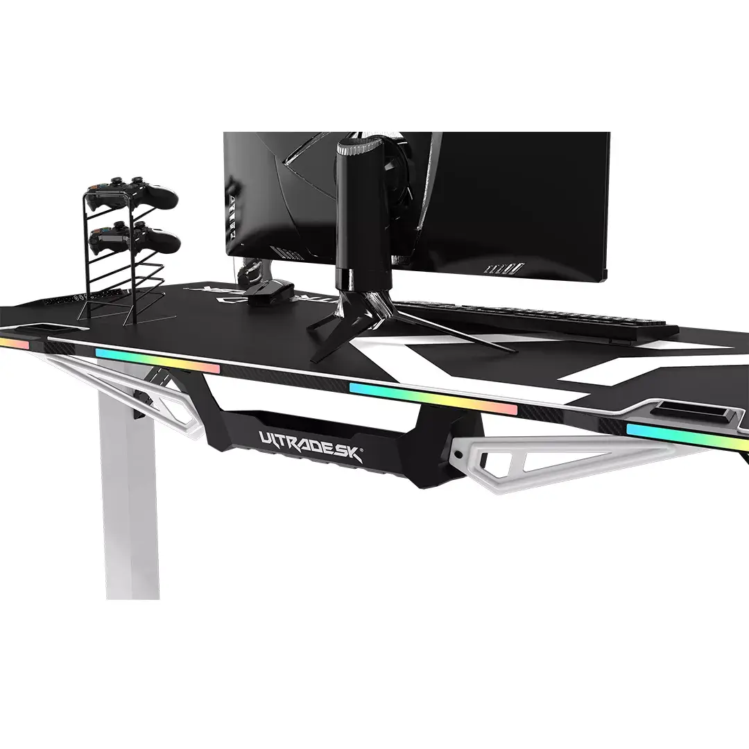 Игровой стол Ultradesk Force Black, White Photo 8