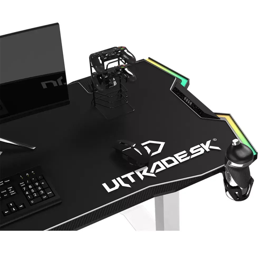 Игровой стол Ultradesk Force Black, White Photo 9