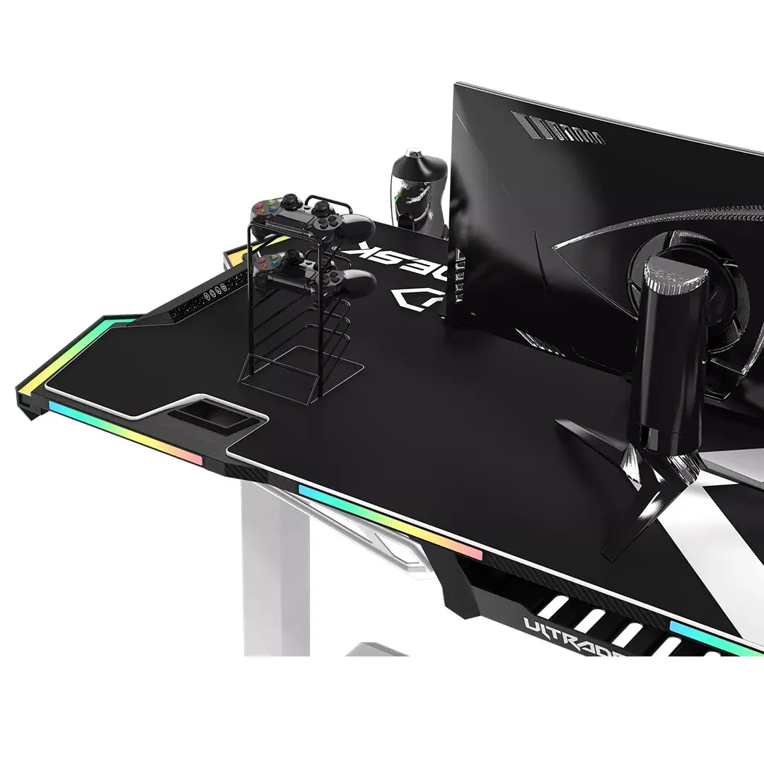 Игровой стол Ultradesk Force Black, White Photo 10