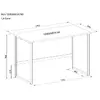 Компьютерный стол TECHLY ICA-TB 3545W Photo 2
