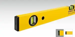 STABILA spirit level Type 70-2 2324, lightweight aluminum profile 60 cm, accuracy 0.5 mm/m