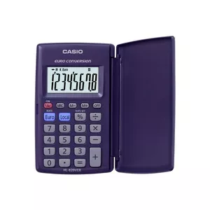 Basic Calculator Casio HL-820VERA-WA-EP Pocket 8 Digits Blue