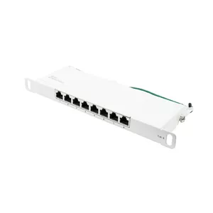 Patch panel Alcasa GC-N0125 0.5U Gigabit Ethernet RJ-45 Cat6