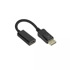 Alcasa DP-AD08 video cable adapter 0.2 m DisplayPort HDMI Black