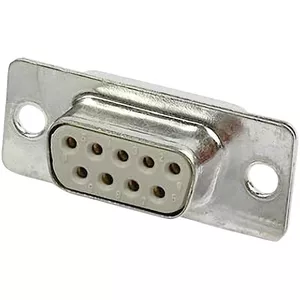 Wire connector Harting 09 67 209 4704 D‑Sub 1, grey metallic, PBT housing