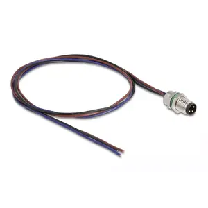DeLOCK M8 кабель для панели A-кодированный 3-pin мужской 0.5 м