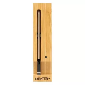Food thermometer MEATER MEA-RT3-MT-MP01 — analog, AAA battery, 130 mm length, black and wood colour