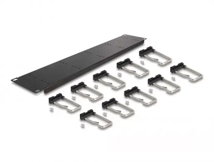 Cable management panel DeLOCK 19" 66919 Photo 3