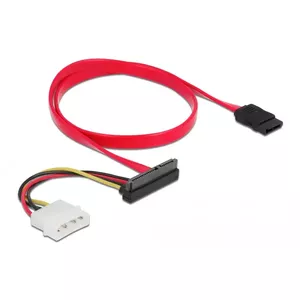 SATA cable DeLOCK 86078 0.5 m SATA 7-pin SATA 22-pin Molex