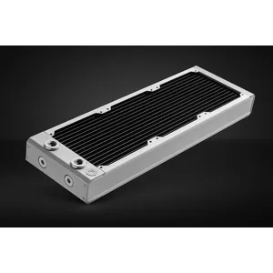 Радиатор EK Water Blocks 3831109839218 – латунь/медь/нержавеющая сталь, 405×130×44 мм, белый