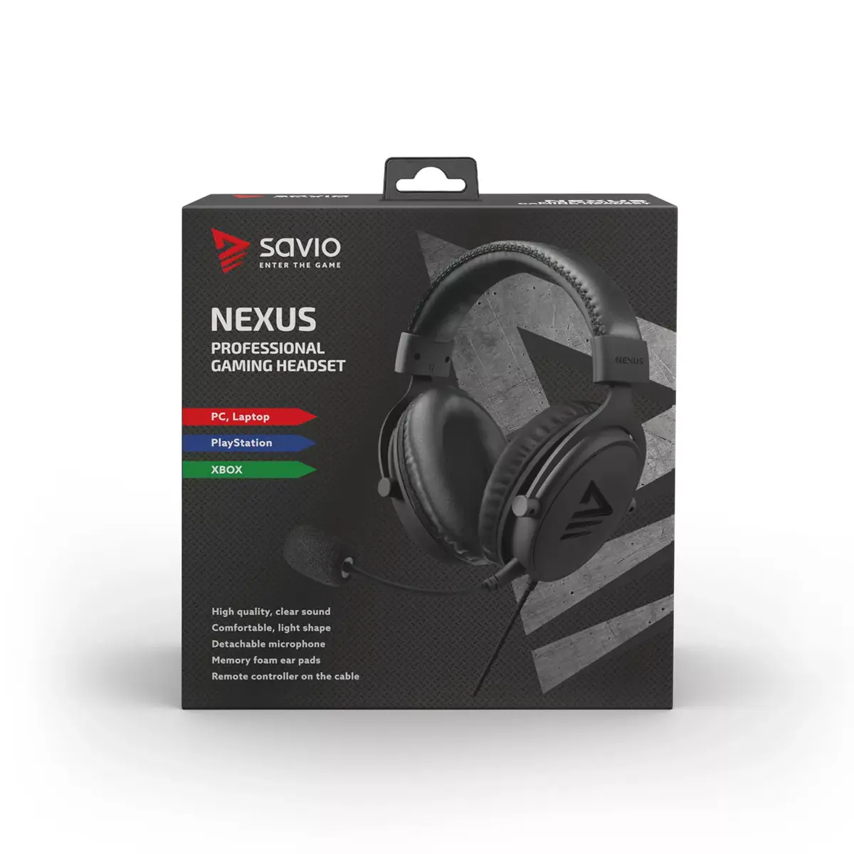 Наушники Savio NEXUS проводные игровые черные Photo 10