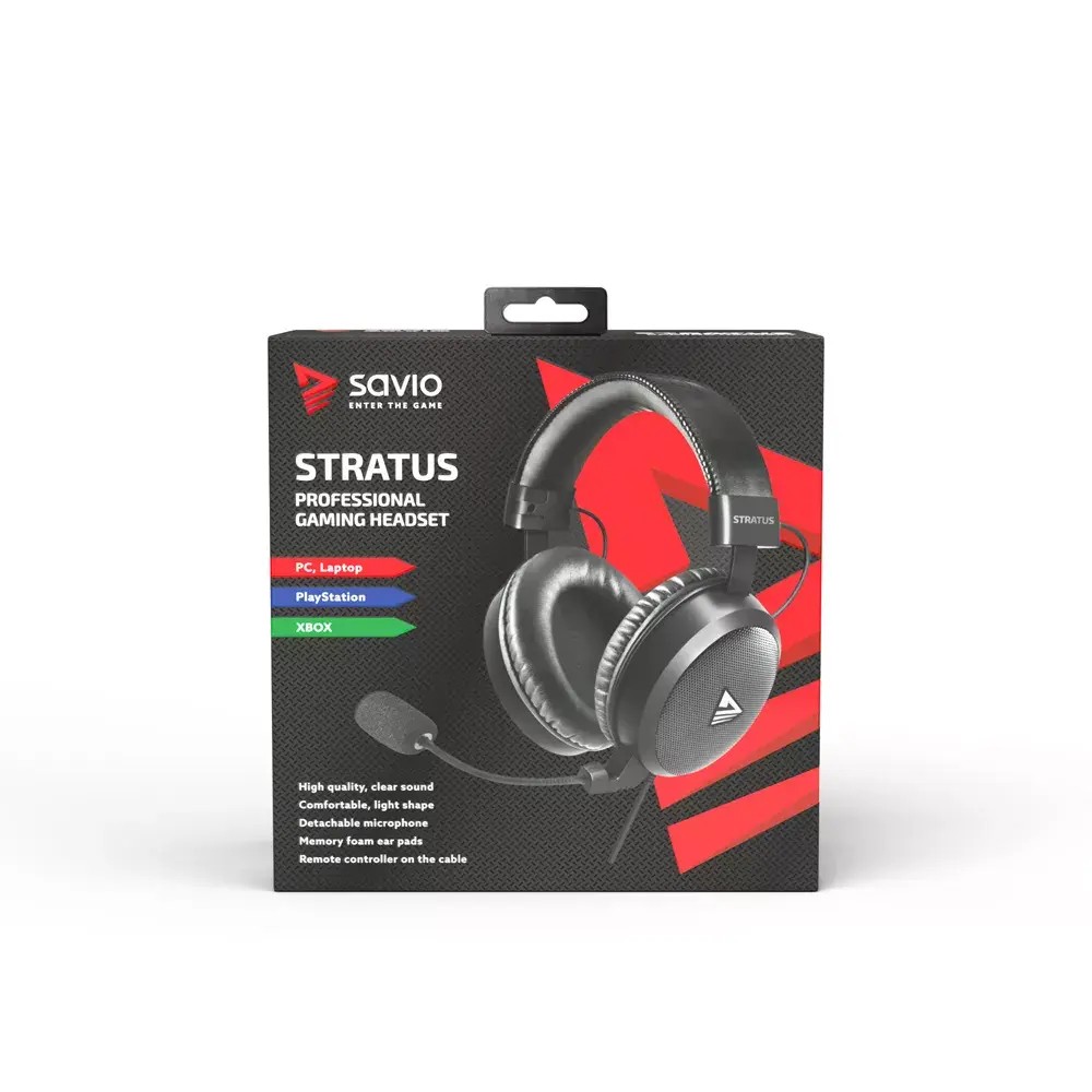 Наушники Savio Stratus Провода Ушные Игровые Photo 2