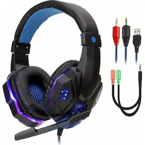 Wired headphones Speed Spider OS-830MV blue