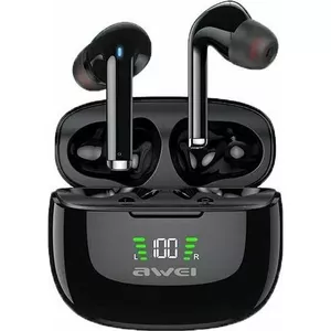 Наушники Awei TA8, модель TA8 (AWEI079BLK), черные, Bluetooth, накладные