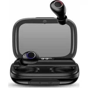 Austiņas USAMS YJ sērija Bluetooth 5.0 TWS melnas BHUYJ01