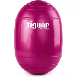 Exercise ball Ovoball 25 cm by Tiguar — small balance and core training ball, purple
