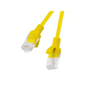 Network patch cable LANBERG Cat5e U/UTP RJ-45–RJ-45, 3 m, yellow