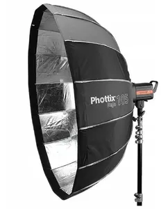 Softbox Phottix Raja Quick-Folding 105 cm – Phottix 82722, salokāms studijas gaismas modulators