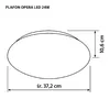 Потолочный LED светильник ActiveJet AJE-OPERA 24W Photo 3