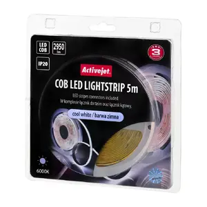 Universal strip light ActiveJet AJE-COB 5m Cool white 2950 lm 30 W IP20