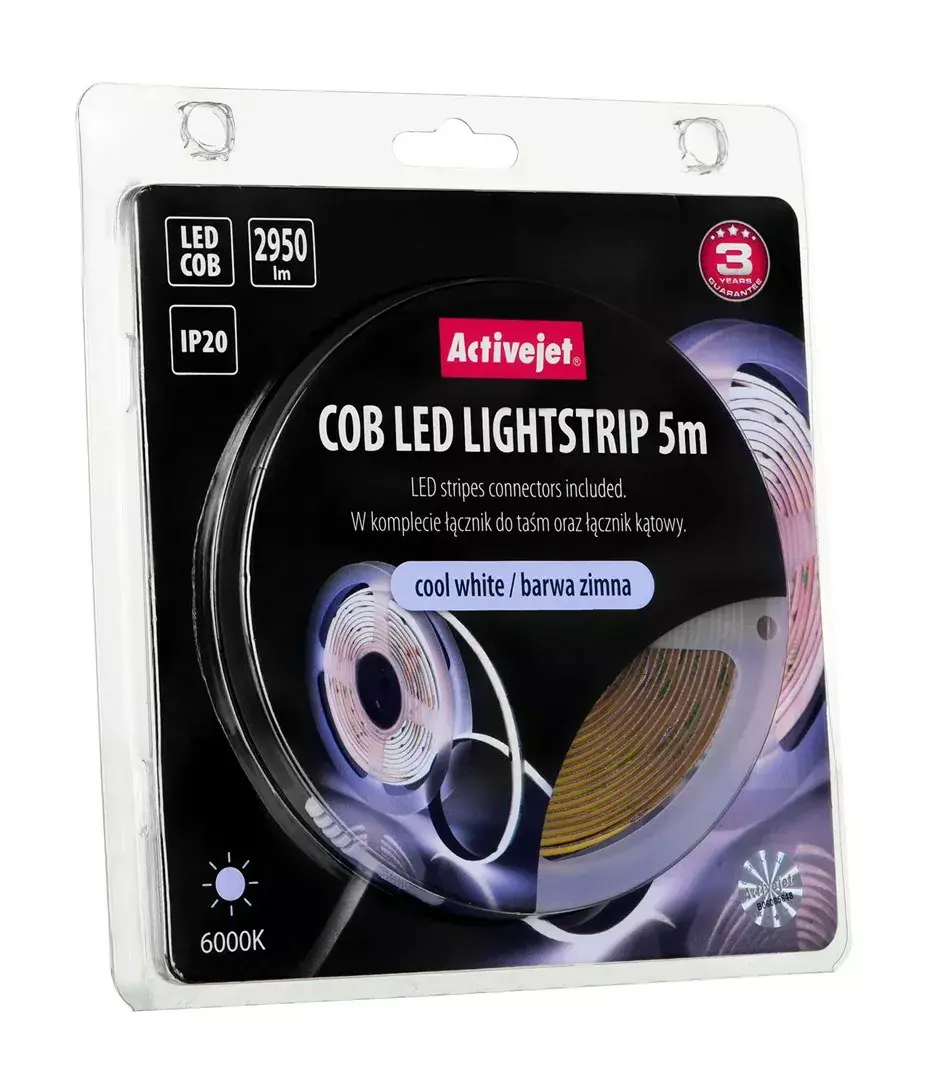 Universal strip light ActiveJet AJE-COB 5m Photo 3