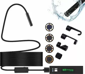 Inspection Endoscope Camera Xrec SB4406 Wi‑Fi/USB 1200p, 8 mm Probe, 2 m Cable