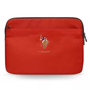 Portatīvā datora soma U.S. Polo ASSN USCS13PUGFLRE 13" datoriem, sarkana, plāns aizsargcovers