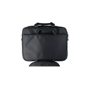 Portfelis Addison Technology Cornell 15 priekš 15.6" (39.6 cm) klēpjdatoriem, 3 nodalījumi, 3 priekšējie kabatas, plecu siksna, melns