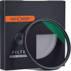 Circular Polarizing Filter K&F Nano-X MRC 62mm — CPL lens filter for reducing reflections and enhancing contrast