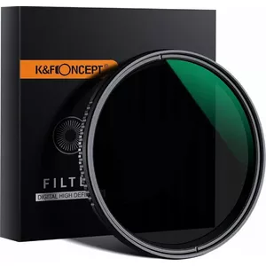 Нейтральный светофильтр K&F 82 мм регулируемый ND8–ND2000 SB6582