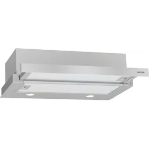 Semi built-in cooker hood Gorenje TH62E4X, Aluminium/PU filter, Noise level: N/A