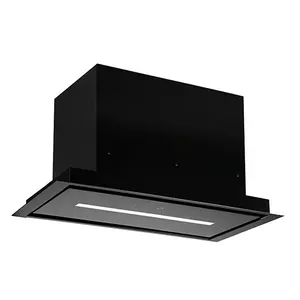 Iebūvējama nosūcēja MAAN Helios 60 Touch, 600 mm, melna, oglekļa filtrs, 595 m³/h, 3 ātrumi, skārienvadība