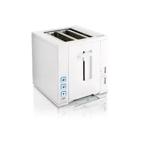 Toaster Princess 144000 Compact4All — 2-slice, 800 W, white, 220–240 V