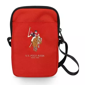 Somina U.S. Polo ASSN modelis USPBPUGFLRE, sarkana, sieviešu plecu soma ikdienai