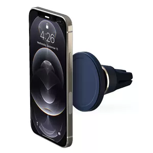 Car vent passive phone holder iOttie Velox — mobile phone/smartphone, blue & silver