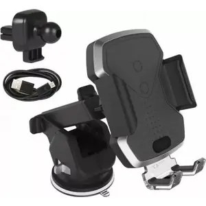Car Automatic Wireless Charger Mount LIBOX LB0177 Qi-compatible, hands-free phone holder