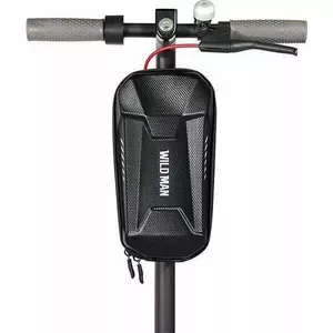 WildMan Skūteru futrālis/turētājs WILDMAN ES8X Plus rāmja pannier melns/ melns