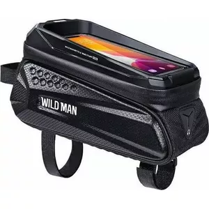 WildMan WILDMAN MS77 velosipēda futrālis/turētājs rāmja pannier melns/ melns