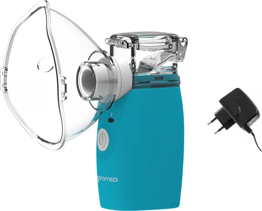 ORO-MED ORO-MESH Tvaika inhalators Zils Barošana