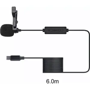 Петличный микрофон Comica CVM-V01SP UC (кабель 6 м)